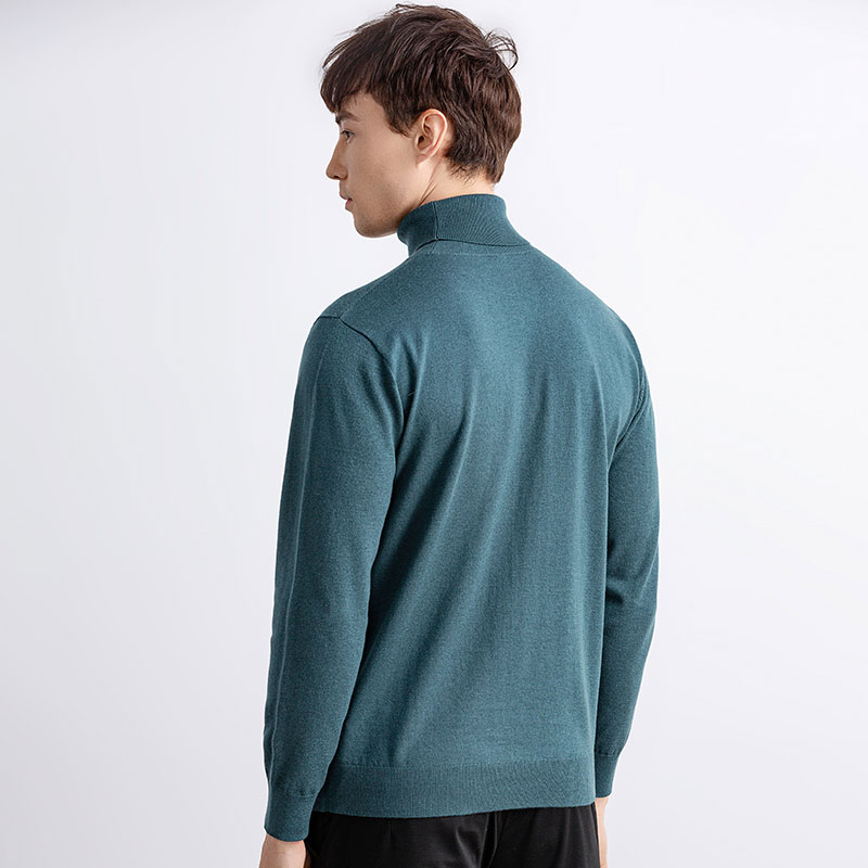 Sort rullekrave sweater