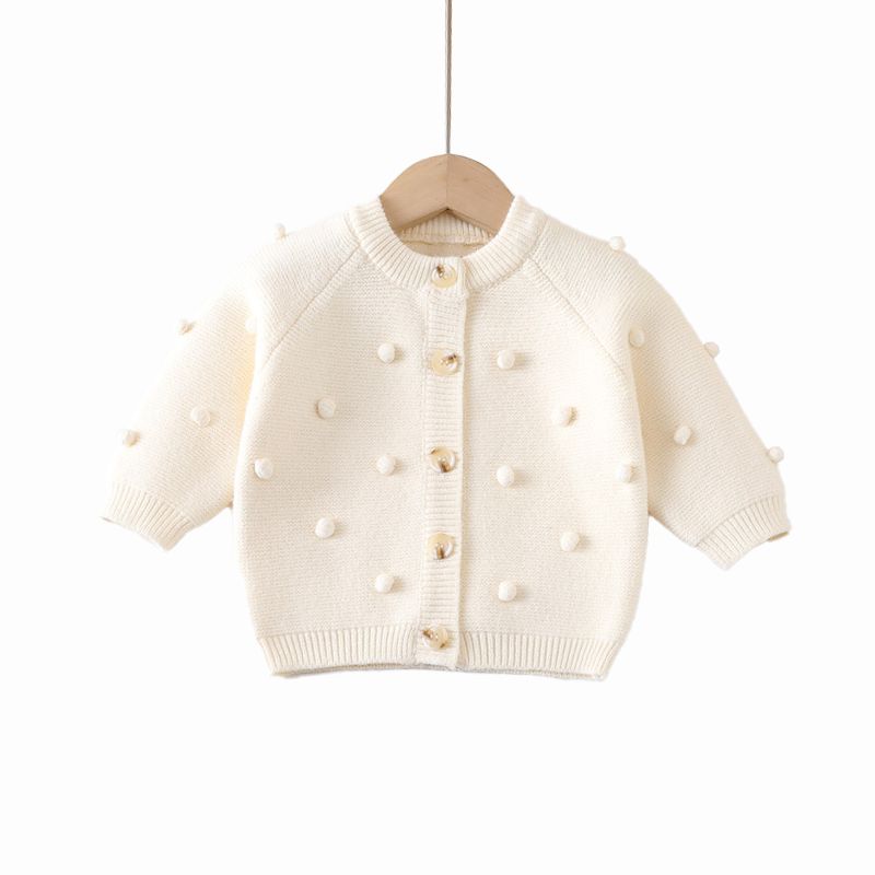 Hårboldstrik cardigan sweater børn