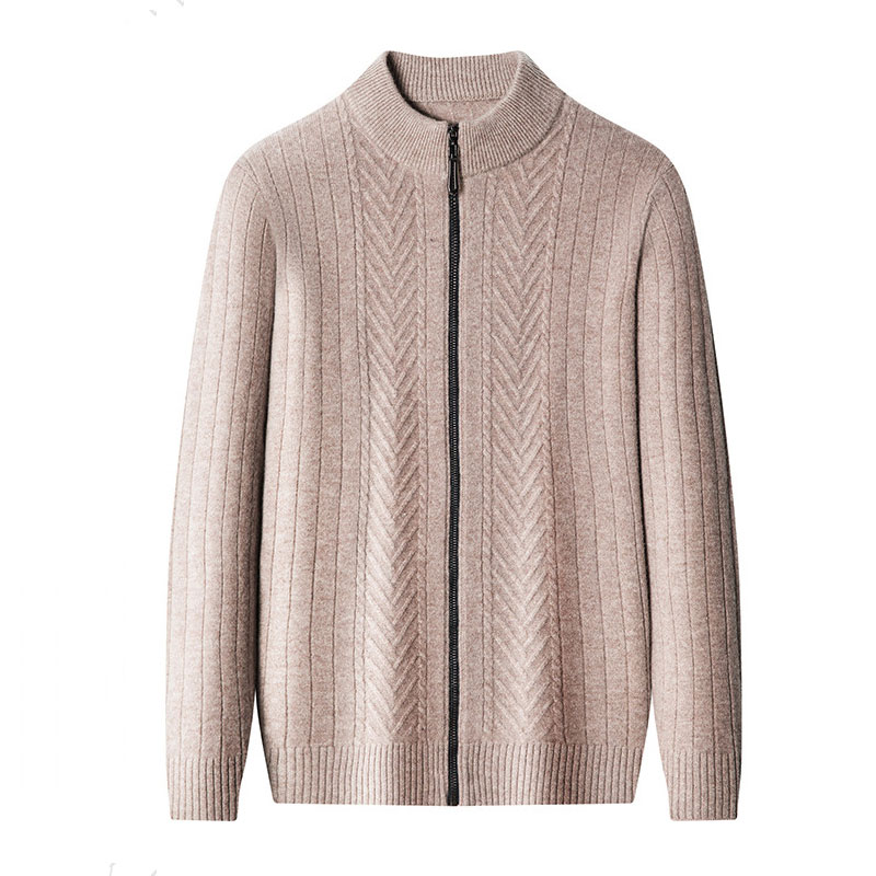 Herre Merinould cardigan sweater