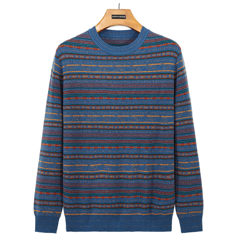 Merino uld sweater med rund hals