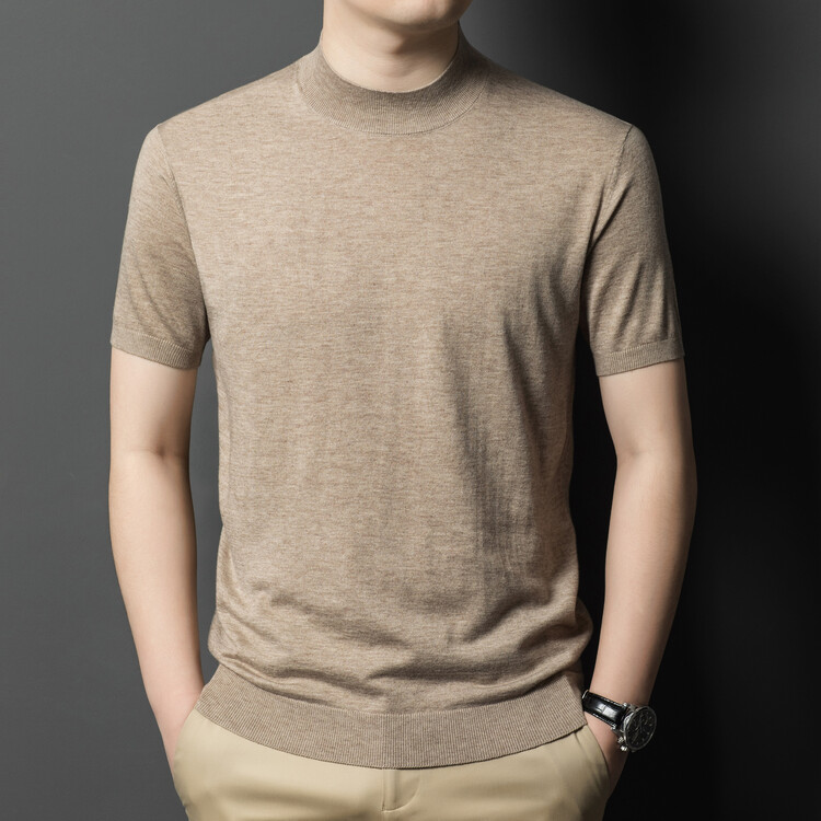 Kortærmet besætning hals pullover sweater