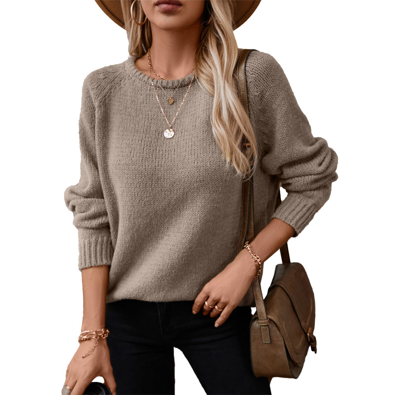 Kvinder rundt om halsen pullover hem sweater