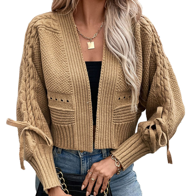 Kvinder kort cardigan strik sweater